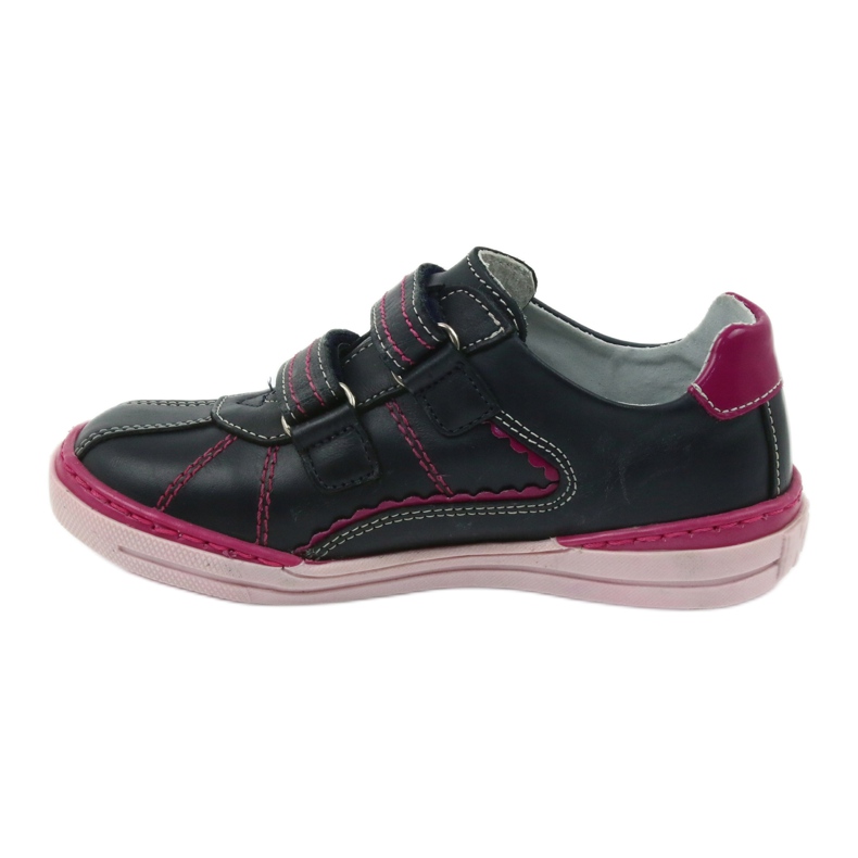 Zapatos brogues para niños Ren But 3193 azul marino multicolor rosado 2