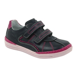 Zapatos brogues para niños Ren But 3193 azul marino multicolor rosa 1