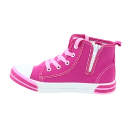 American Club Zapatillas rosas con cremallera American TEN13 azul rosado 2