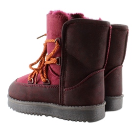 Botas de nieve luna para niños k1647403 rojo 4
