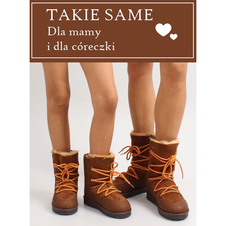 Botas de nieve luna para niños k1647403 marrón 1