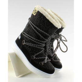 Botas de nieve para niños eskimoski k1646102 Negro 3