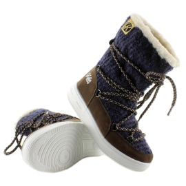 Botas de nieve para niños eskimoski k1646102 Marino azul marino 3