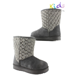 Emuses infantiles con empeine de fieltro k1647405 Gris 7