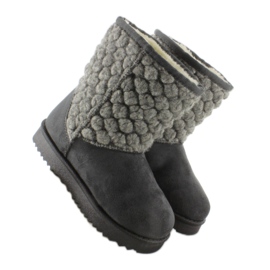 Emuses infantiles con empeine de fieltro k1647405 Gris 2