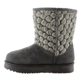 Emuses infantiles con empeine de fieltro k1647405 Gris 1