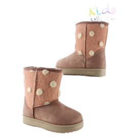 Emuses infantiles con empeine de fieltro k1647405 Rosa 7