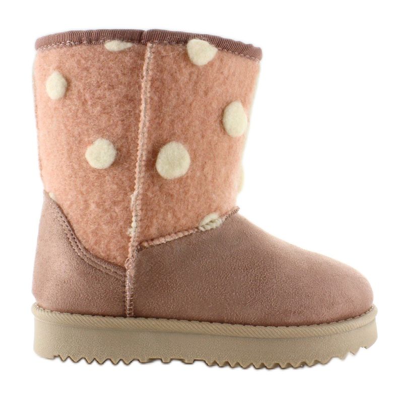 Emuses infantiles con empeine de fieltro k1647405 Rosa 2