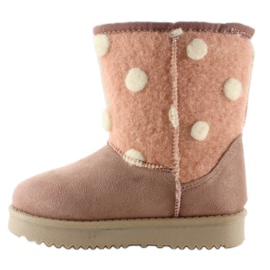 Emuses infantiles con empeine de fieltro k1647405 Rosa 3