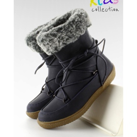 Botines para niños con piel K1647201 Marino azul marino 6