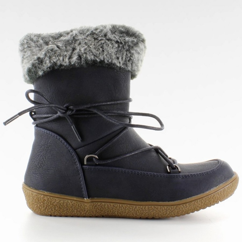 Botines para niños con piel K1647201 Marino azul marino 1