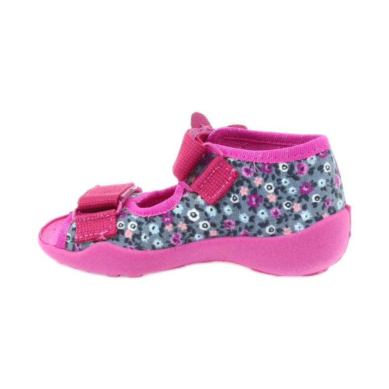 Befado calzado infantil zapatillas sandalias 242p072 gris multicolor rosado 2