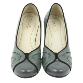 ESPINTO Classic Women's High Heels 395 Tęg G1/2 Gray gris 4