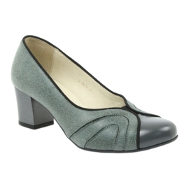 ESPINTO Classic Women's High Heels 395 Tęg G1/2 Gray gris 1