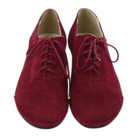 Oxford mujer piel Angello burdeos multicolor 4