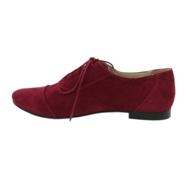 Oxford mujer piel Angello burdeos multicolor 2