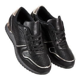 Calzado deportivo cómodo negro 1