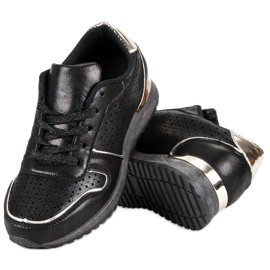 Calzado deportivo cómodo negro 2