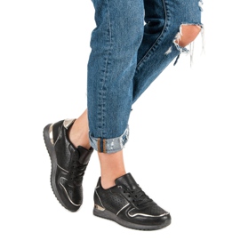 Calzado deportivo cómodo negro 5