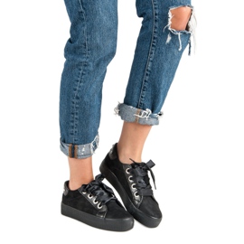 Bestelle Zapatos deportivos atados negro 4