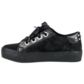 Bestelle Zapatos deportivos atados negro 1