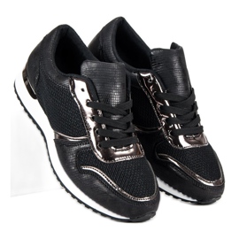 Calzado deportivo de moda negro 1