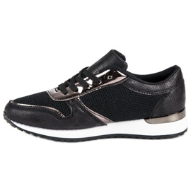 Calzado deportivo de moda negro 3