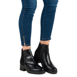 Seastar Botas clásicas en la plataforma negro 4