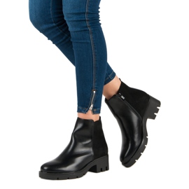 Seastar Botas clásicas en la plataforma negro 5