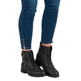 Kayla Botas Rock Negras negro 4