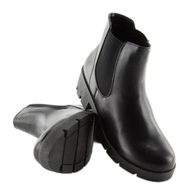 Negro Botas negras para mujer Jodhpur boots 9996-3 Black 1