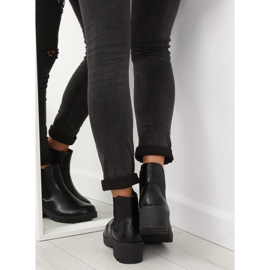 Negro Botas negras para mujer Jodhpur boots 9996-3 Black 3