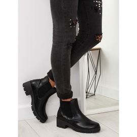 Negro Botas negras para mujer Jodhpur boots 9996-3 Black 4