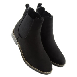 Botines Chelsea negros para mujer negro 491 Negro 2