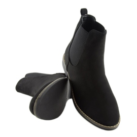 Botines Chelsea negros para mujer negro 491 Negro 3