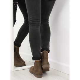 Botines Chelsea para mujer, marrón 491 Khaki 1