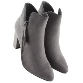 Botas de tacón gris 6900 Grey 1