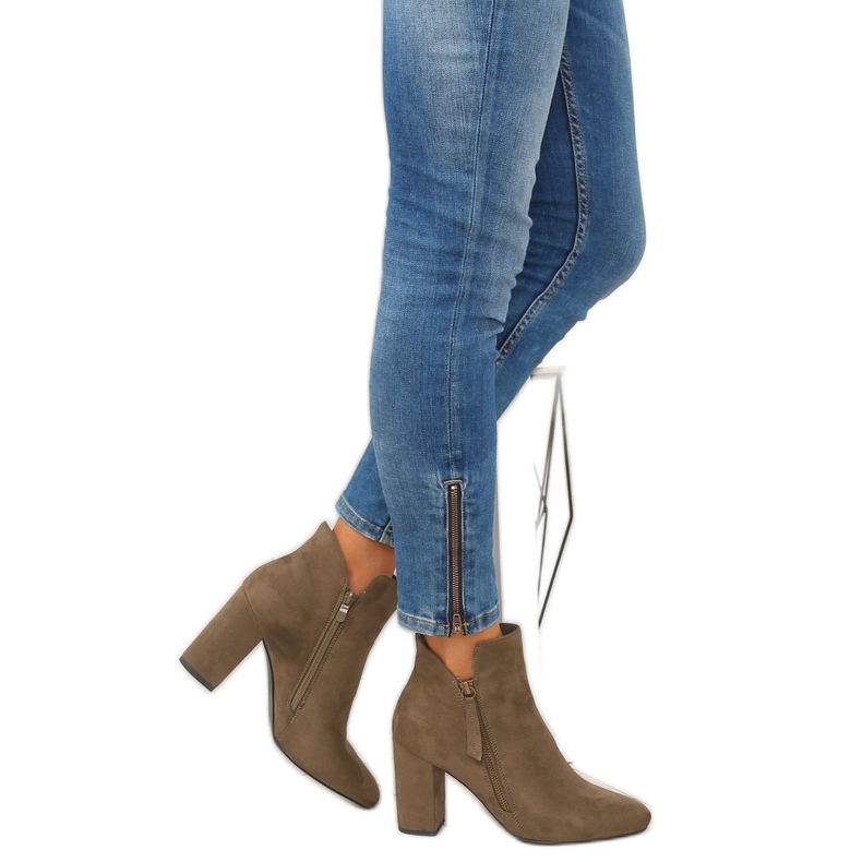 Botas de tacón marrones 6900 Khaki marrón 2 Botas de tacón marrones 6900 Khaki marrón 2