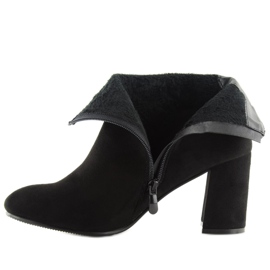 Botas negras de tacón 7357-GA Black negro 4