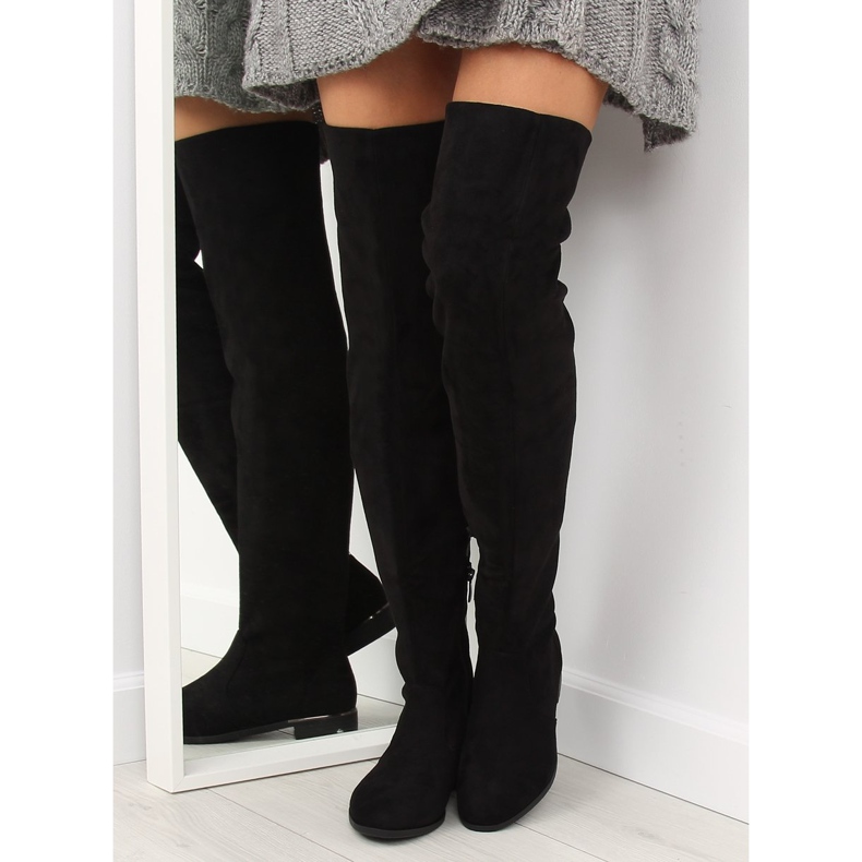 Botas de muslo de mujer negras 7570-PG black negro 1 Botas de muslo de mujer negras 7570-PG black negro 1