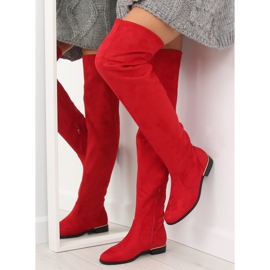 Botas altas rojas de mujer 7570-PG rojo 4