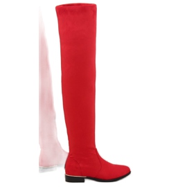 Botas altas rojas de mujer 7570-PG rojo 3