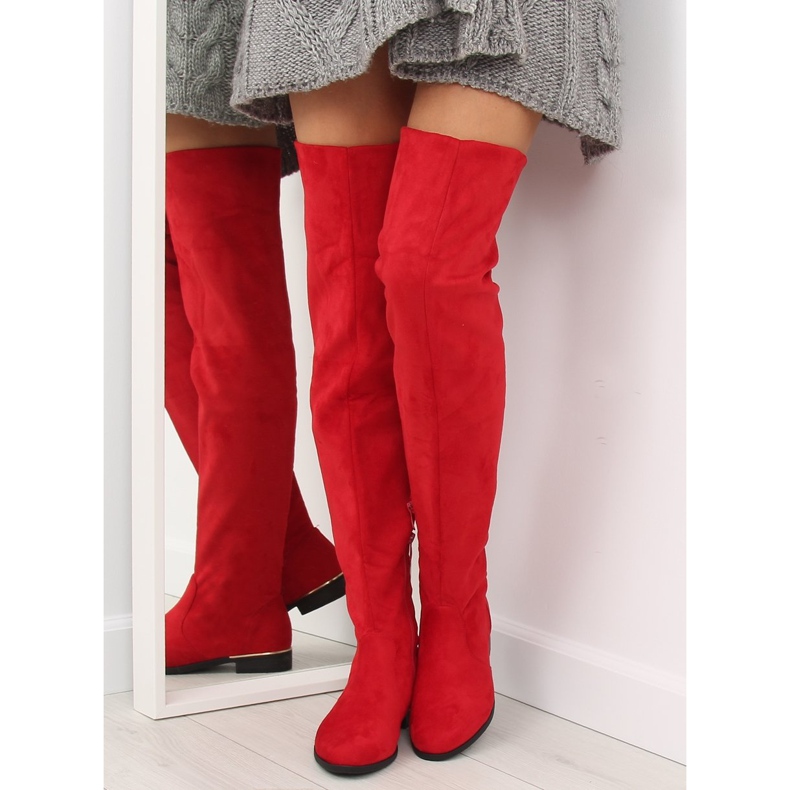 Botas altas rojas de mujer 7570-PG rojo 1 Botas altas rojas de mujer 7570-PG rojo 1