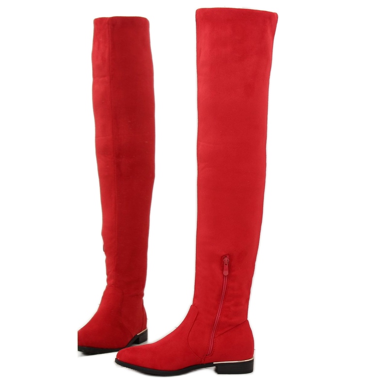 Botas altas rojas de mujer 7570-PG rojo 2 Botas altas rojas de mujer 7570-PG rojo 2