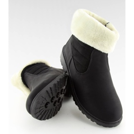 Black ZY9210 Botas negras con aislamiento grueso negro 3