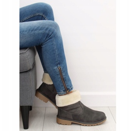 Gris ZY9210 Botas grises con aislamiento grueso 5