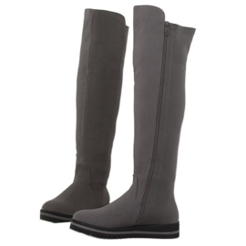 Botines grises para mujer A-177 gris 5