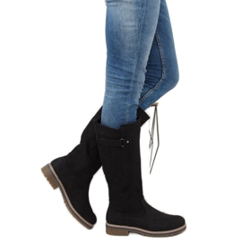 Botas de madera negras GD-WL-07 Black negro 1