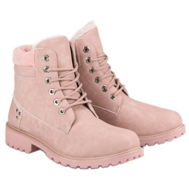 Botas rosas con aislamiento 1