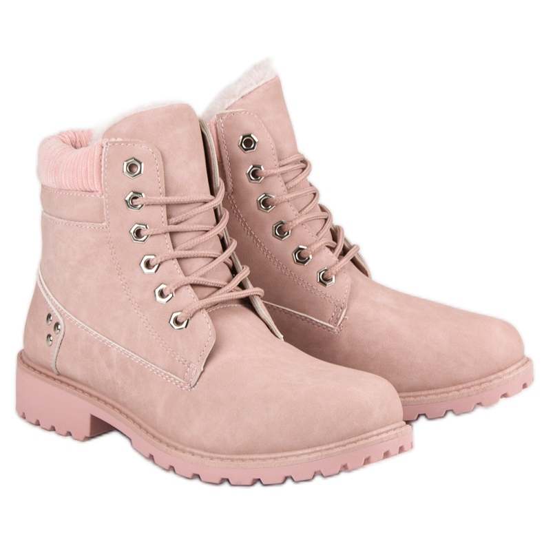 Botas rosas con aislamiento 1